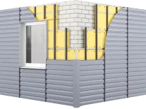 Фасад из профнастила