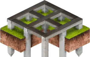 Свайно-ленточный фундамент