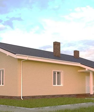Вместительный, дом из газоблока, 170 м2