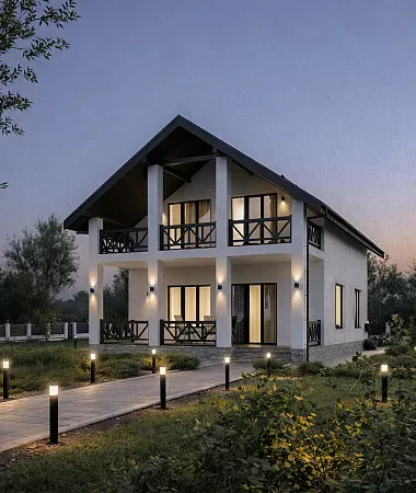 Романо, дом из газоблока, 152 м2