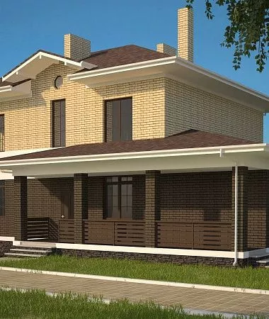 Маркиз, дом из газоблока, 355 м2