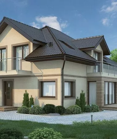 Вита, каркасный дом 196 м2