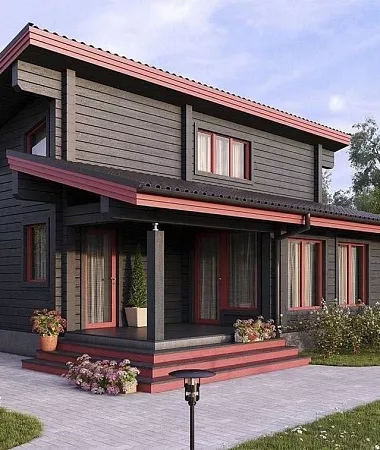 Богдан, каркасный дом, 65 м2