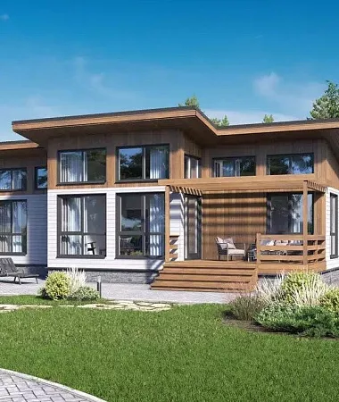 Вера, каркасный дом, 140 м2