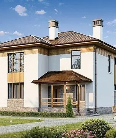 Азимут, каркасный дом 193 м2