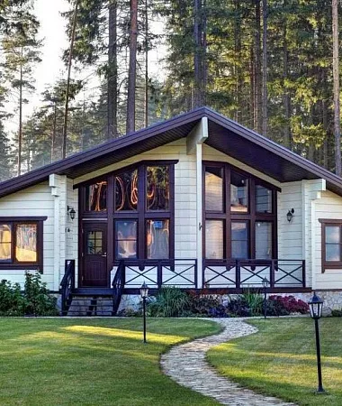 Дриада, каркасный дом, 100 м2