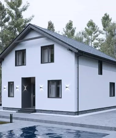 Ареал, дом из газоблока, 130 м2