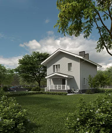 Антарес, дом из газоблока, 143 м2