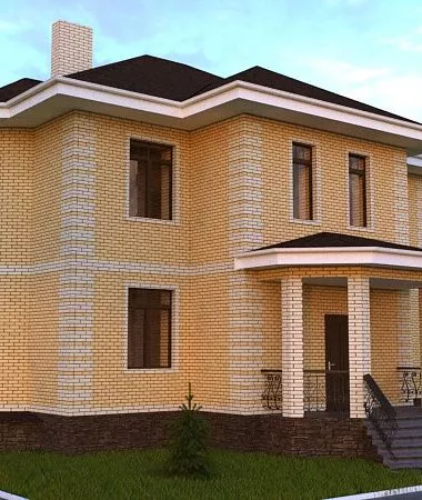 Атлант, дом из керамоблока, 220 м2