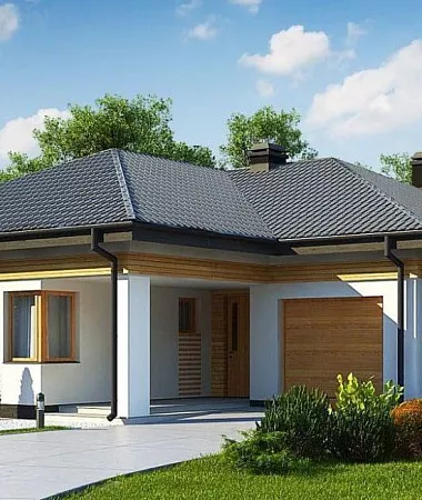 Бенефис, дом из газоблока, 131 м2