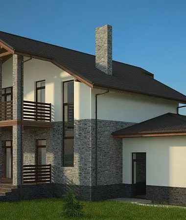 Вектор, дом из газоблока, 230 м2