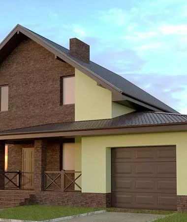 Лучезарный, дом из газоблока, 276 м2