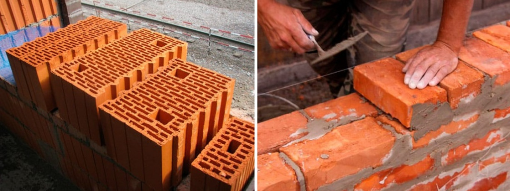 Керамический блок или кирпич: внешние отличия