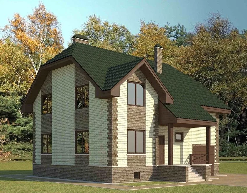 Быстровозводимое здание из газоблока