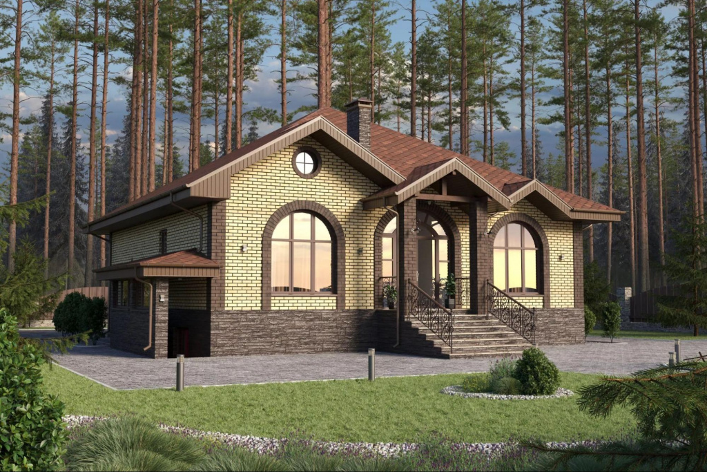 Реализованный проект из лучших газоблоков для строительства дома