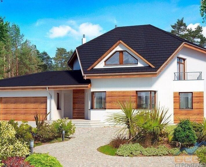 Ландшафтный дизайн загородного участка.