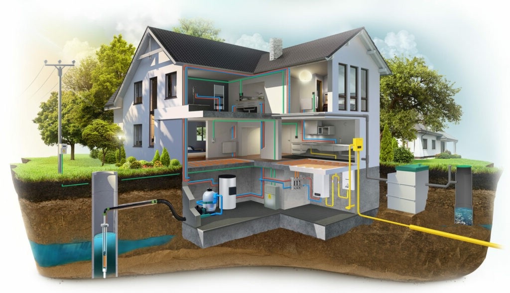 Какие инженерные решения для дома существуют: схема-пример