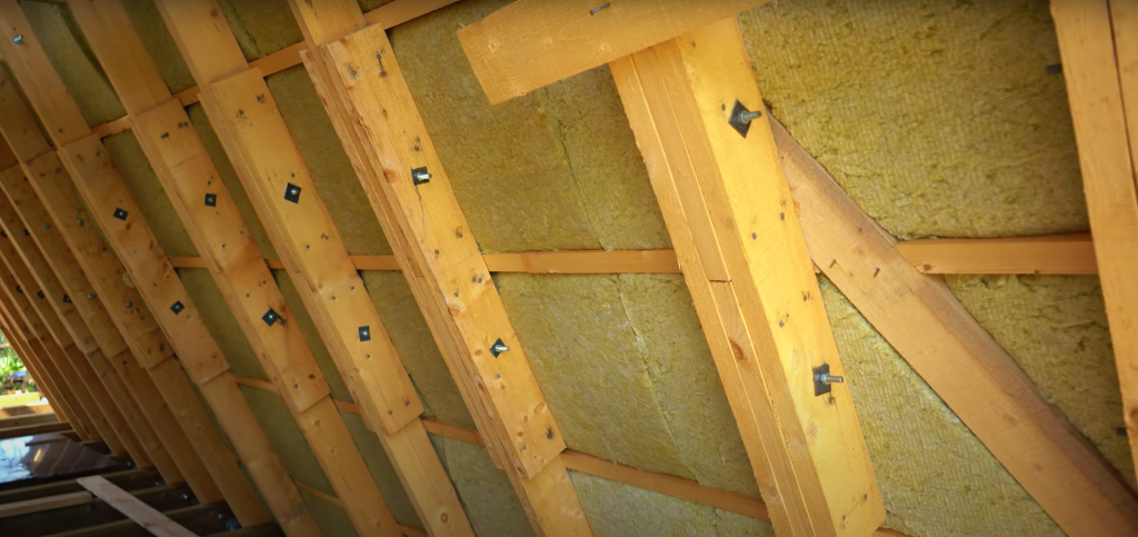 Дом в стиле А-фрейм — проект на этапе реализации (крыша)