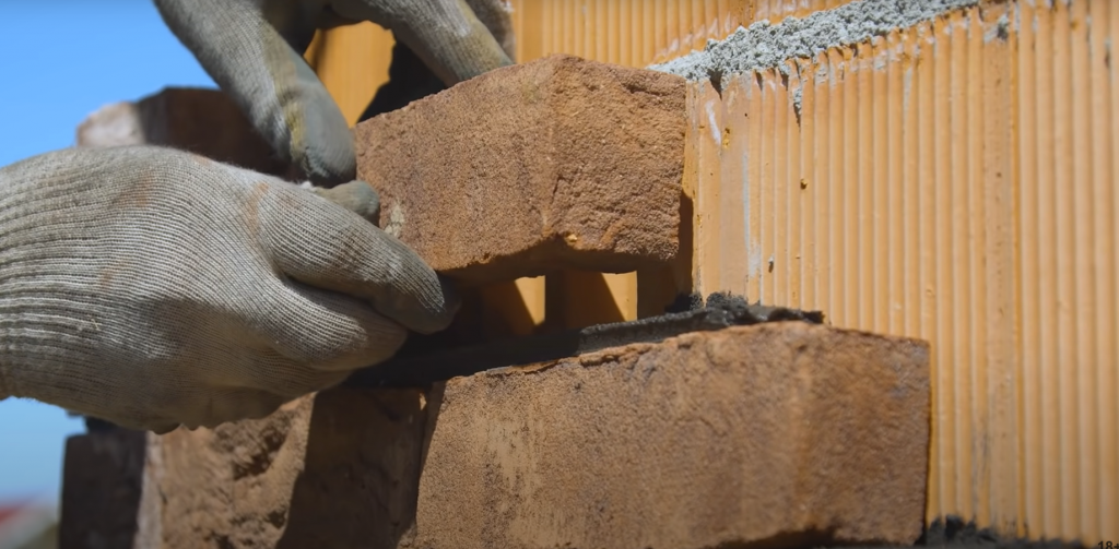 Облицовка керамического блока