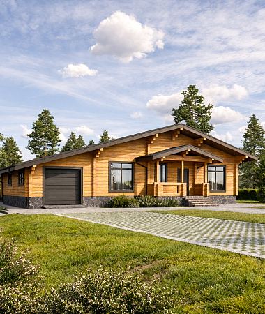 Талисман, дом из бруса, 183 м2