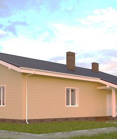 Вместительный, дом из газоблока, 170 м2