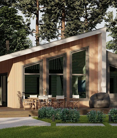 Караван, дом из газоблока, 180 м2