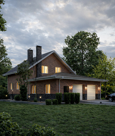 Марс, дом из газоблока, 341 м2