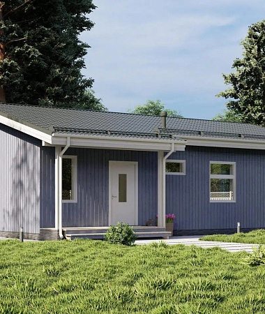 Теодор, дом из газоблока, 107 м2