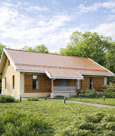 Сахара, дом из газоблока, 143 м2