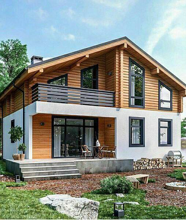 Брюс, дом из газоблока, 189 м2