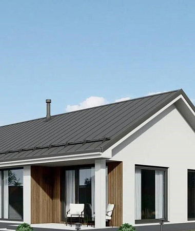 Сосна, дом из газоблока, 149 м2