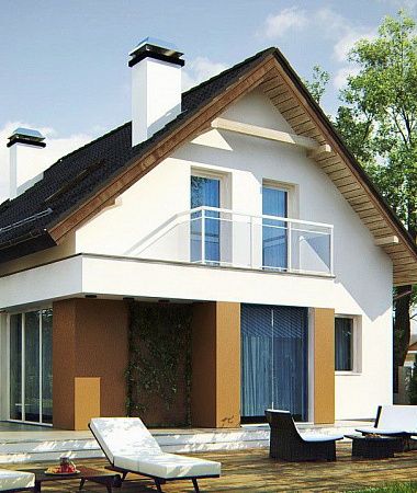 Солнечный, дом из газоблока, 202 м2