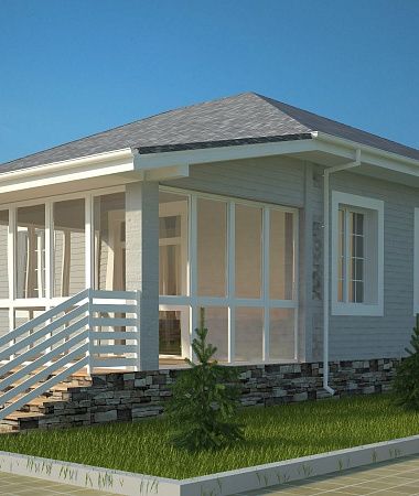 Олимпия, дом из газоблока, 155 м2