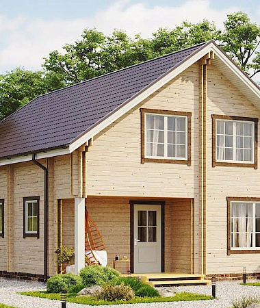 Эльза, каркасный дом, 141 м2