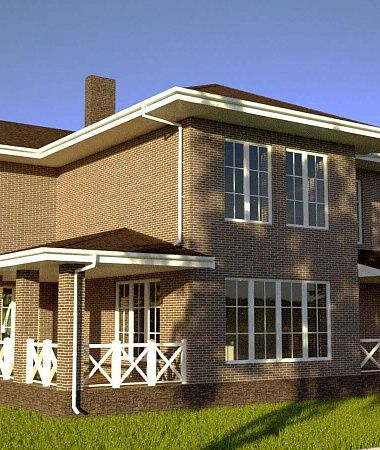 Фрегат, дом из керамоблока, 271 м2