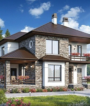 Эхмея, дом из газоблока, 187 м2