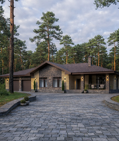 Матильда, дом из газоблока, 239 м2