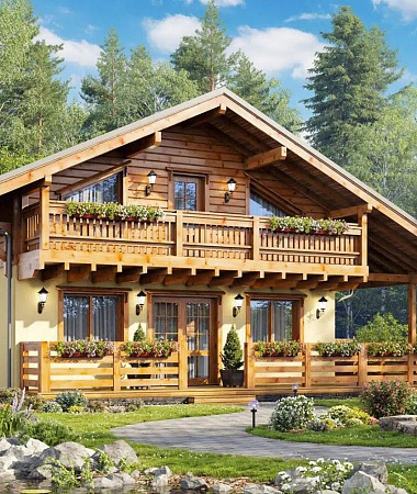 Ульяна, каркасный дом, 157 м2