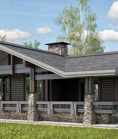 Анита, каркасный дом, 203 м2