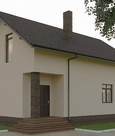 Винсент, дом из газоблоков, 125 м2