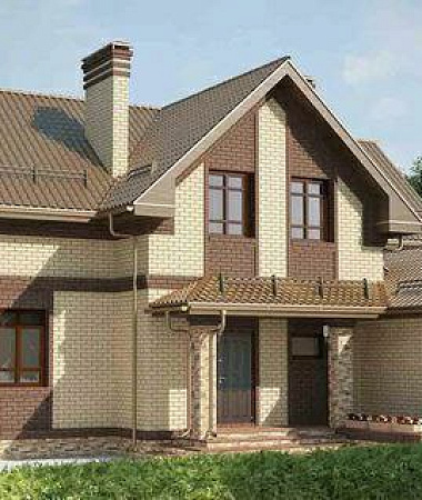 Протея, дом из газоблока, 256 кв.м.