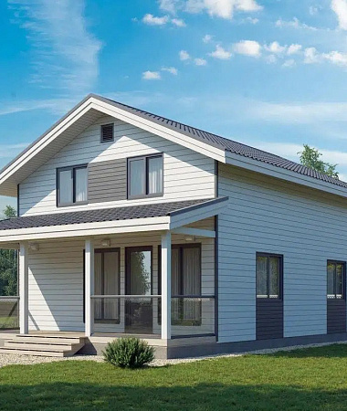 Рандеву, каркасный дом, 126 м2