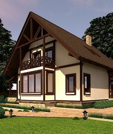 Амалия, быстровозводимый дом, 180 м2