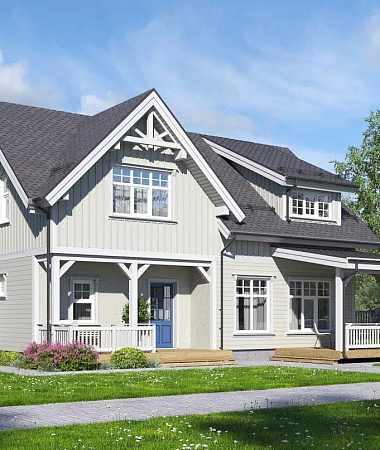 Герберт, дом из газоблока, 166 м2