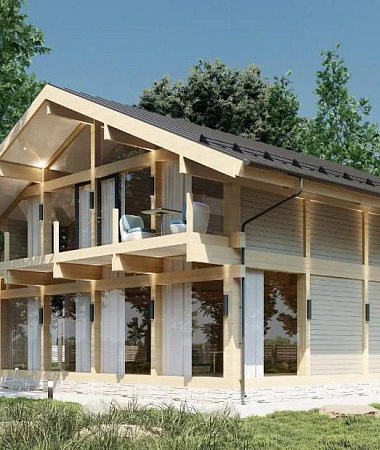 Грация, каркасный дом, 230 м2