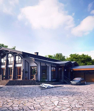 Анабелла, дом из газоблока, 572 м2