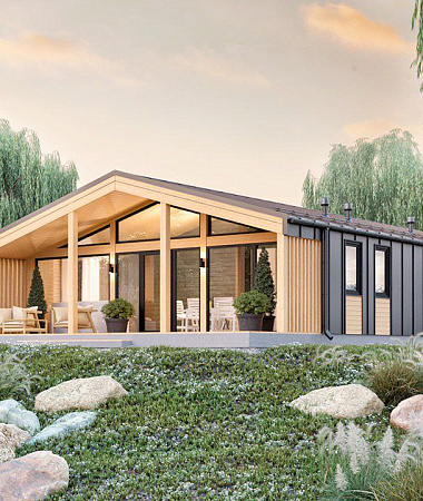 Фианит, каркасный дом, 117 кв.м.