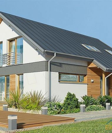 Креативный, удобный двухэтажный дом, 260 м2