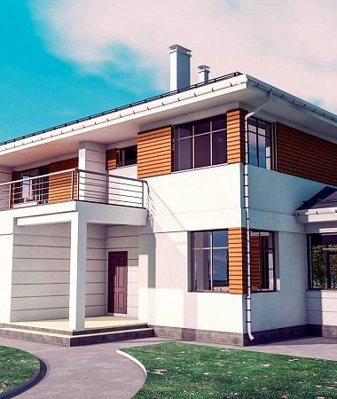 Каролина, дом из газоблока, 357 м2