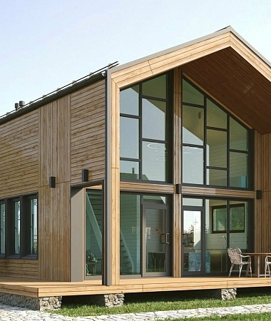 Скат, дом из газоблока, 135 м2